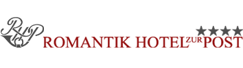 Romantik Hotel Logo rot schwarz mit Posthorn